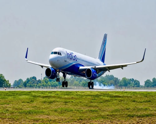 Jewar airport opens for commercial flights, first IndiGo service lands from Lucknow