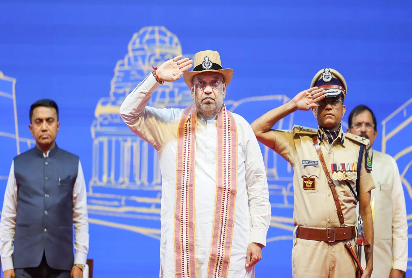 President’s Colour for Goa Police, Amit Shah highlights faster response and tech-led policing