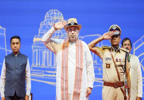 President’s Colour for Goa Police, Amit Shah highlights faster response and tech-led policing