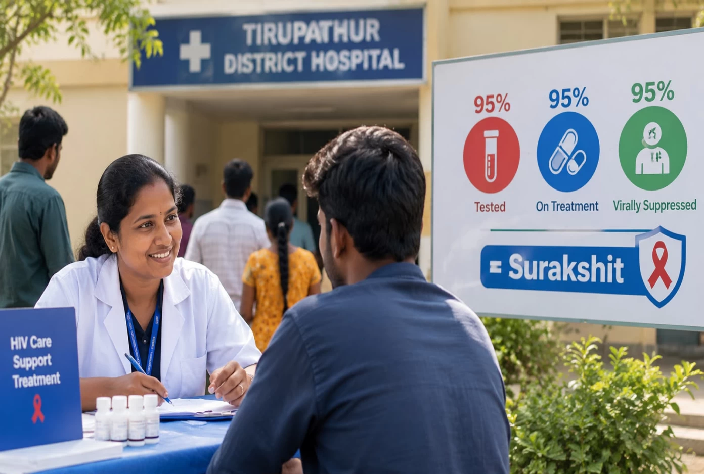 How Tirupathur crossed the 95-95-95 HIV targets and achieved Surakshit status