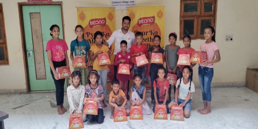 CSR initiative brightens Raksha Bandhan for orphanage children in Delhi CSR initiative brightens Raksha Bandhan for orphanage children in Delhi