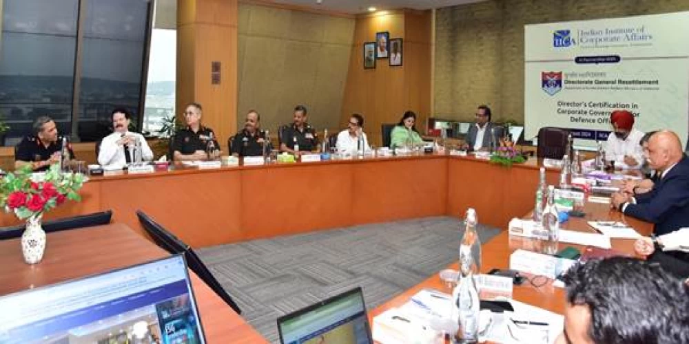 IICA and Ministry of Defence launch certification programme for senior Defence Officers as Independent Directors IICA and Ministry of Defence launch certification programme for senior Defence Officers as Independent Directors