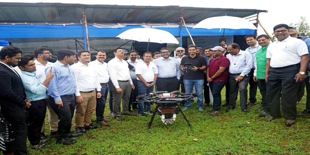BPCL to deploy drones for distribution of 200,000 seedballs for reforestation in Nashik BPCL to deploy drones for distribution of 200,000 seedballs for reforestation in Nashik