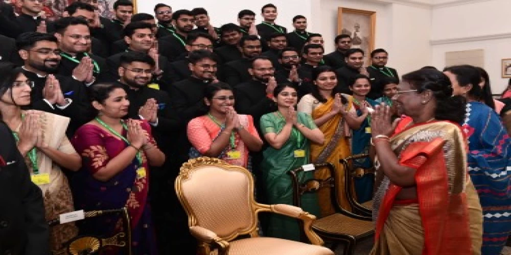 Making India an inclusive and developed nation is your collective destination - President to IAS officers. Making India an inclusive and developed nation is your collective destination - President to IAS officers.