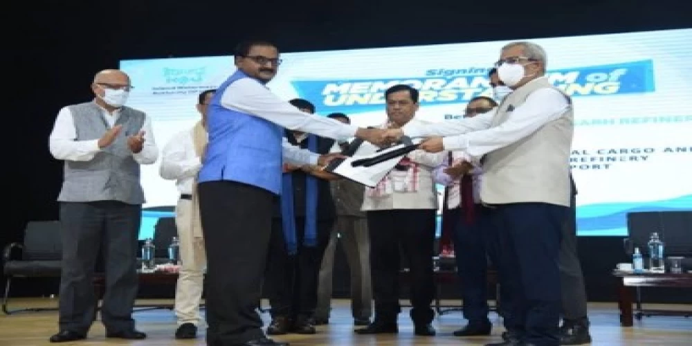 NRL joins hands with IWAI for facilitating transportation of over-dimensional project cargo NRL joins hands with IWAI for facilitating transportation of over-dimensional project cargo