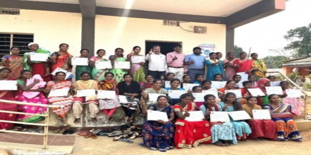 RINL imparts skill development training for 540 persons in tribal areas RINL imparts skill development training for 540 persons in tribal areas