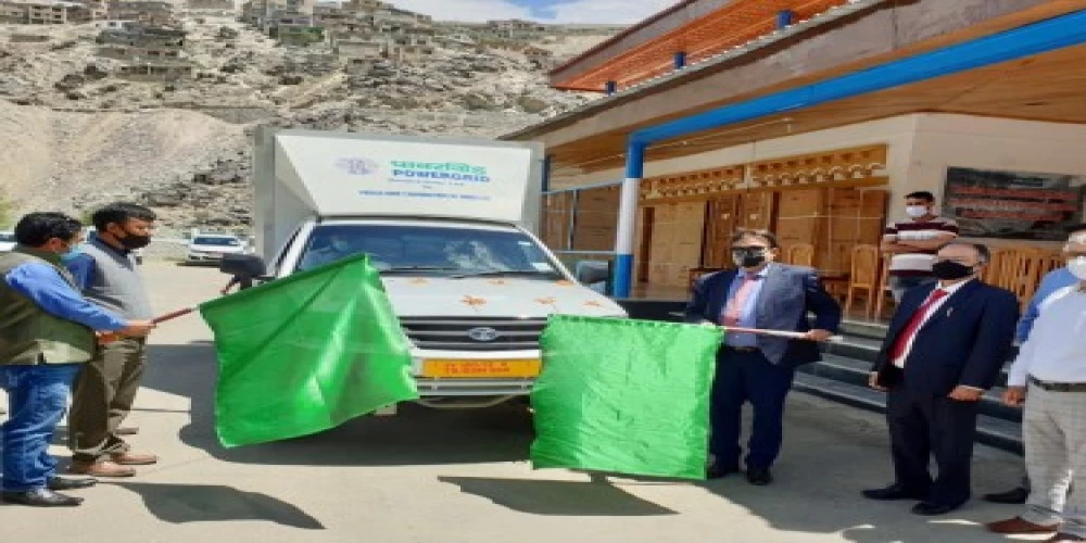 Powergrid supports vaccination drive under CSR in Kargil Powergrid supports vaccination drive under CSR in Kargil