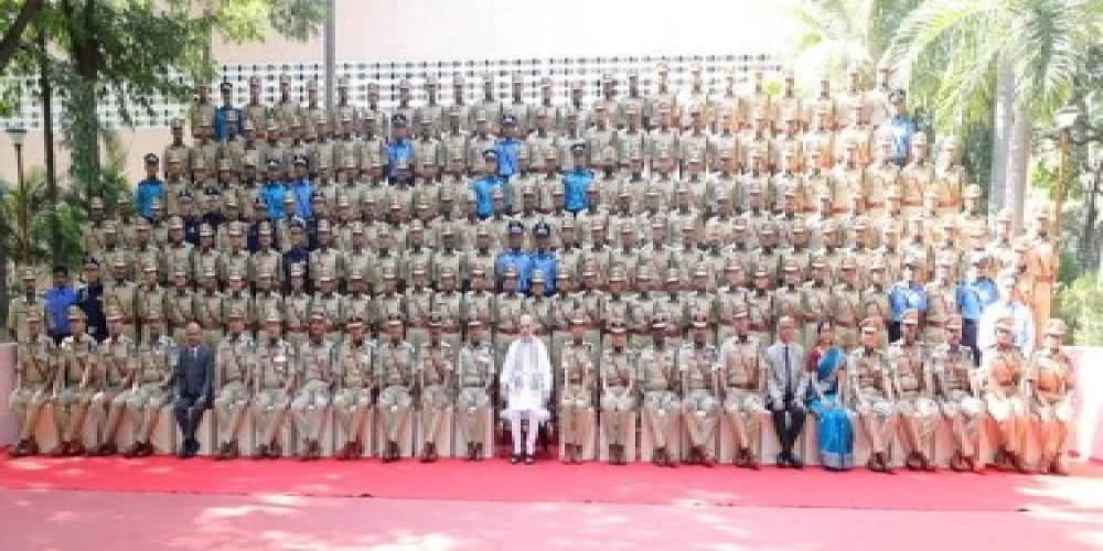 Home Minister Amit Shah addresses passing out parade ceremony of IPS probationers in Hyderabad Home Minister Amit Shah addresses passing out parade ceremony of IPS probationers in Hyderabad