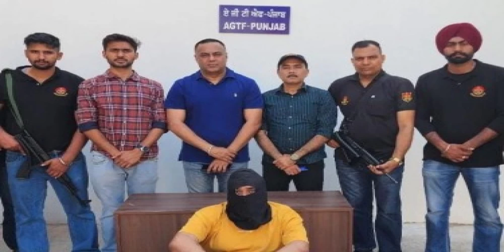AGTF of Punjab Police arrests close aide of gangster Mukhtar Ansari AGTF of Punjab Police arrests close aide of gangster Mukhtar Ansari