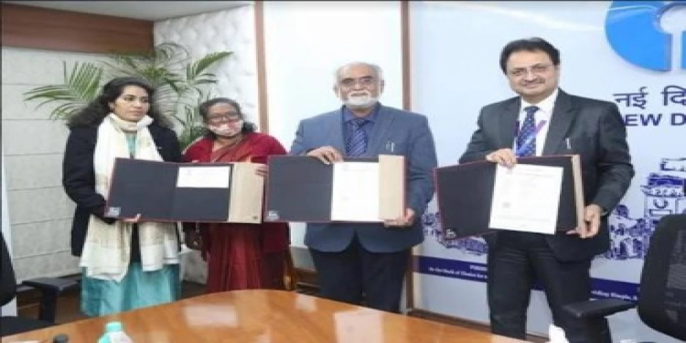 SBI-NCF-IGNCA sign MoU for development of Atmanirbhar Bharat Centre for Design SBI-NCF-IGNCA sign MoU for development of Atmanirbhar Bharat Centre for Design