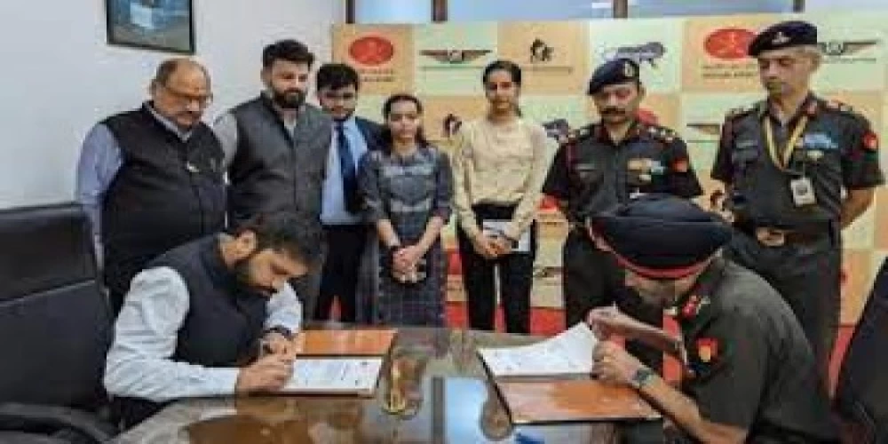 Indian Army signs MoU with Drone Federation of India Indian Army signs MoU with Drone Federation of India