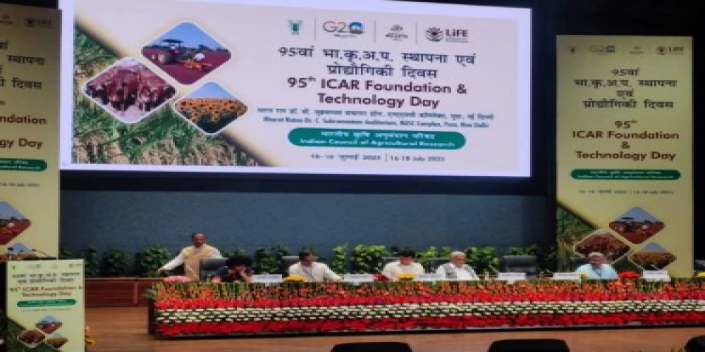 Indian Council of Agricultural Research celebrates its 95th Foundation and Technology Day Indian Council of Agricultural Research celebrates its 95th Foundation and Technology Day