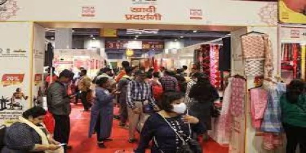 Khadi India Pavilion registers a record sale of Rs 12.06 crore at IITF-2022 Khadi India Pavilion registers a record sale of Rs 12.06 crore at IITF-2022