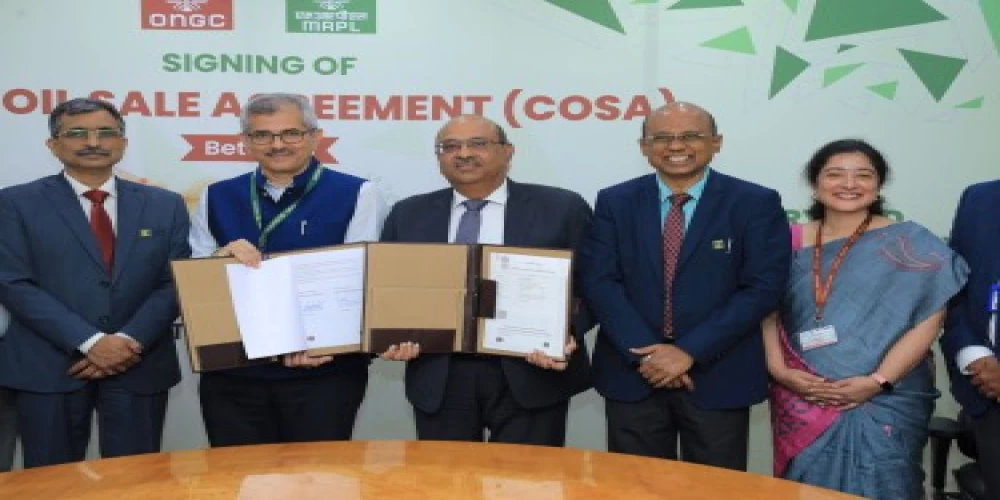 ONGC Inks Crude Oil Pact with MRPL ONGC Inks Crude Oil Pact with MRPL