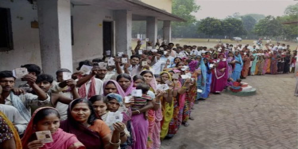 We, the people echo in unison and keep the wheels of democracy spinning as voting for the 18th Lok Sabha election ends We, the people echo in unison and keep the wheels of democracy spinning as voting for the 18th Lok Sabha election ends