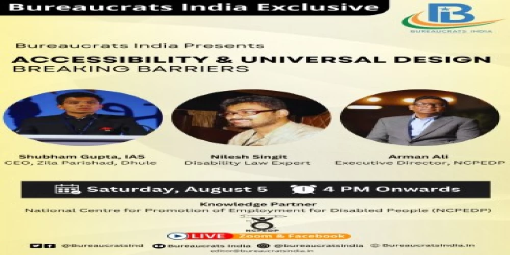 UDID helps in targeted intervention to nearly 1 crore disabled individuals: Shubham Gupta, IAS UDID helps in targeted intervention to nearly 1 crore disabled individuals: Shubham Gupta, IAS