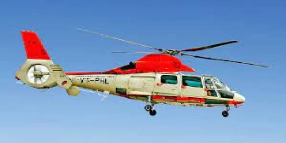 ONGC helicopter makes emergency landing ONGC helicopter makes emergency landing