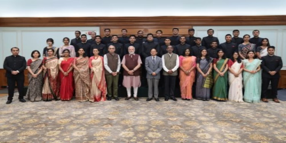 PM meets Indian Foreign Service probationers PM meets Indian Foreign Service probationers