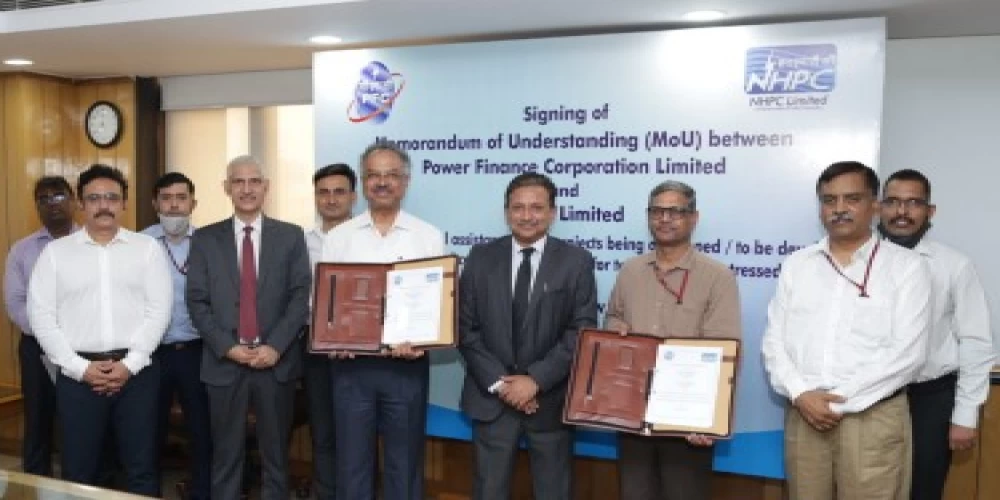 MoU between NHPC and PFC for undertaking hydropower projects MoU between NHPC and PFC for undertaking hydropower projects