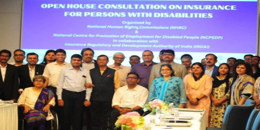 NHRC, NCPEDP, IRDAI bring together insurance companies & stakeholders to make health insurance products for disabled people NHRC, NCPEDP, IRDAI bring together insurance companies & stakeholders to make health insurance products for disabled people