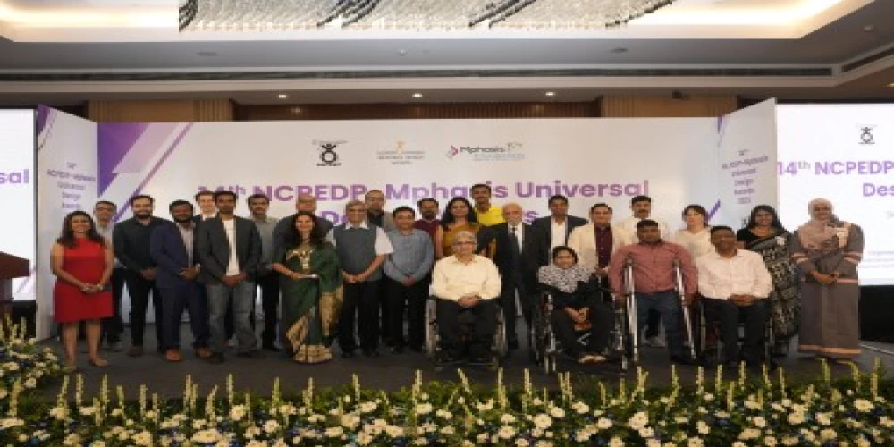 14 visionaries honoured at the 14th NCPEDP-Mphasis Universal Design Awards 14 visionaries honoured at the 14th NCPEDP-Mphasis Universal Design Awards
