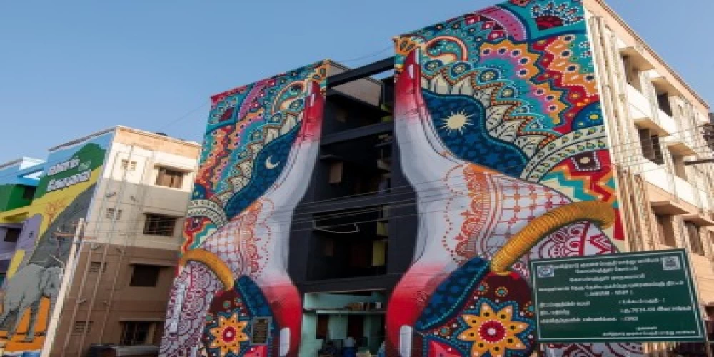 Transformation of Coimbatore's urban landscape through art and sustainability initiatives Transformation of Coimbatore's urban landscape through art and sustainability initiatives