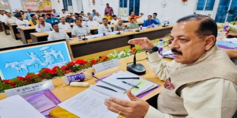 Aspirational district concept based on objective parameters: Jitendra Singh Aspirational district concept based on objective parameters: Jitendra Singh