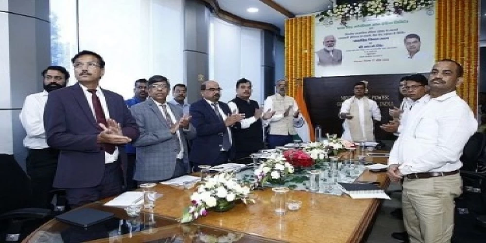 Union Power Minister RK Singh inaugurates POWERGRID Vishram Sadan in Vadodara Union Power Minister RK Singh inaugurates POWERGRID Vishram Sadan in Vadodara
