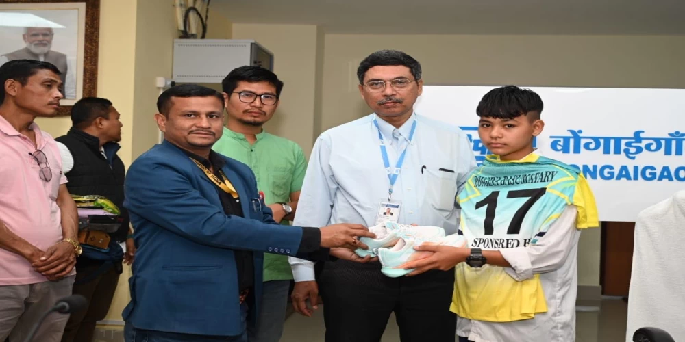NTPC Bongaigaon supports young footballers for national trials NTPC Bongaigaon supports young footballers for national trials
