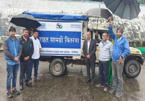NTPC Tapovan sends relief supplies to flood-hit Chamoli