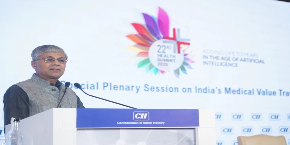 Ayush Secretary highlights Ayurveda’s role in holistic healthcare at CII Annual Health Summit