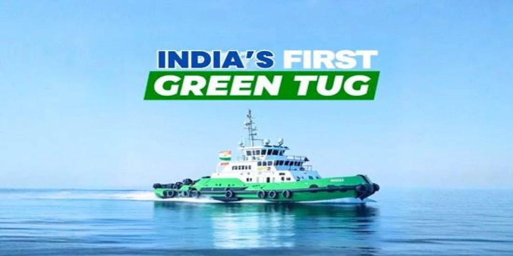 India’s first all-electric tug project signals green shift as Sonowal highlights PM Modi’s clean-energy vision