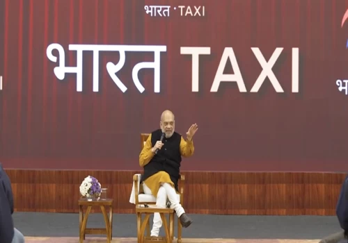 'You are the owners’: Amit Shah interacts with Bharat Taxi Sarthis