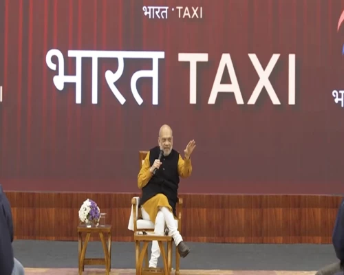 'You are the owners’: Amit Shah interacts with Bharat Taxi Sarthis