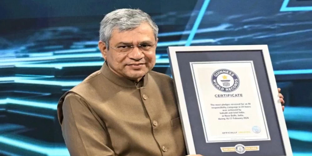 India breaks Guinness World record for AI responsibility pledges, over 2.5 lakh take the oath