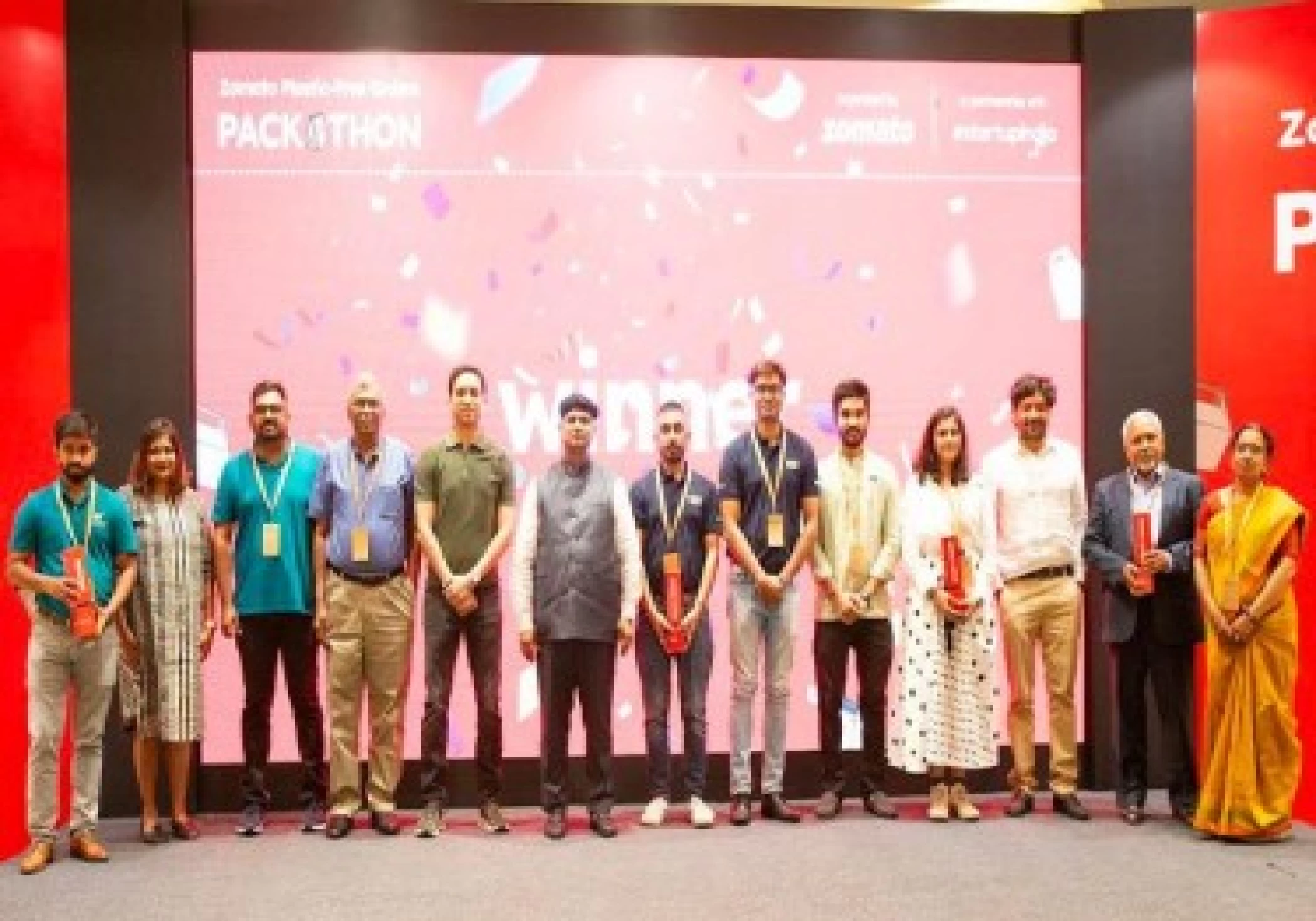 Zomato recognizes innovators in sustainable packaging at plastic-free orders packathon