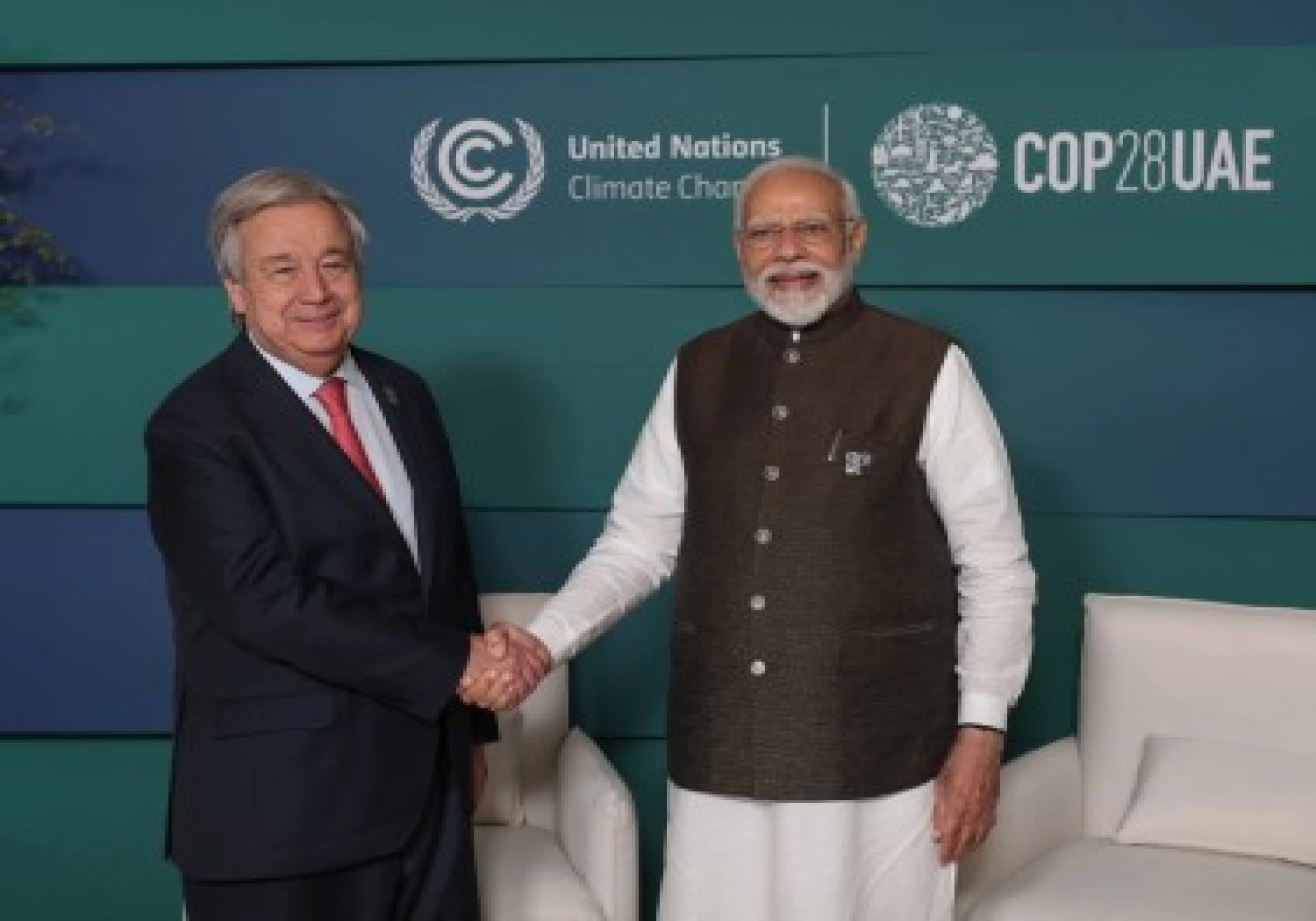 Prime Minister meets United Nations Secretary-General, launches LeadIT 2.0 at COP 28