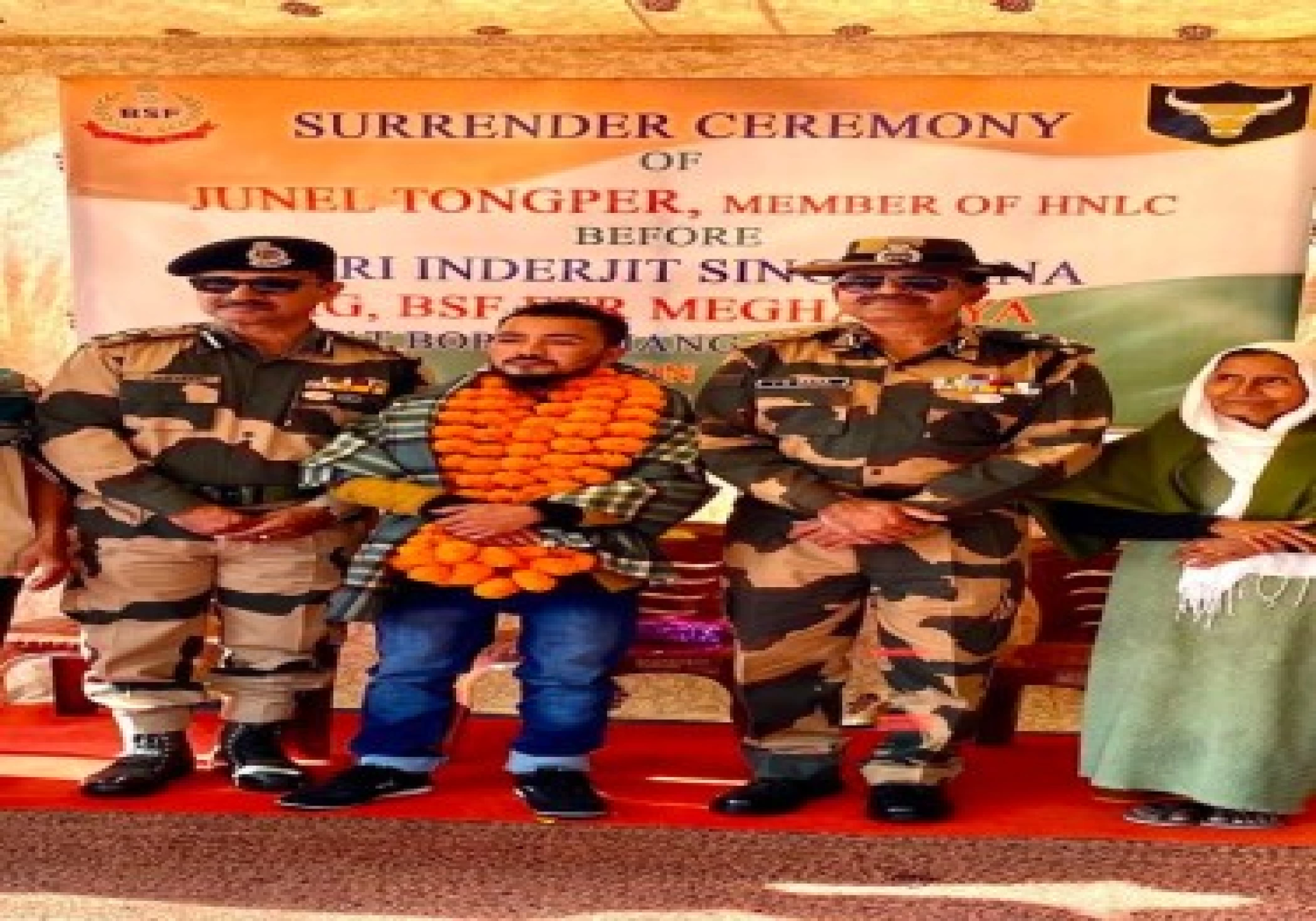 HNLC cadre surrenders before BSF in Meghalaya