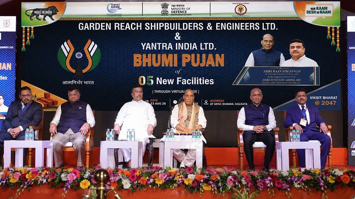 GRSE, Yantra India expand defence manufacturing footprint in West Bengal with Rs 3,500 cr projects
