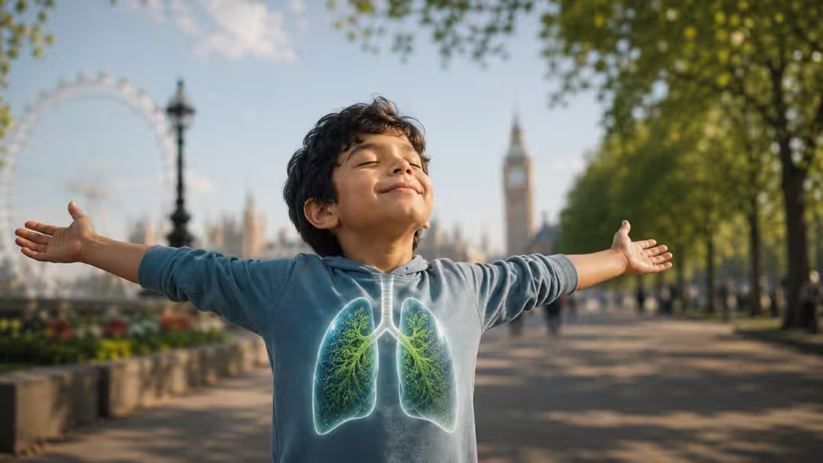 Cleaner air, healthier lungs: London study tracks five years of child health