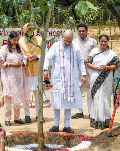 Amit Shah launches Delhi’s 70 lakh tree mission with citywide plantation drive