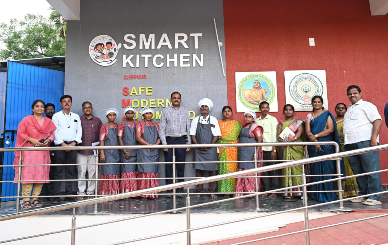 How YSR Kadapa’s SMART Kitchens have delivered over 50 lakh school meals