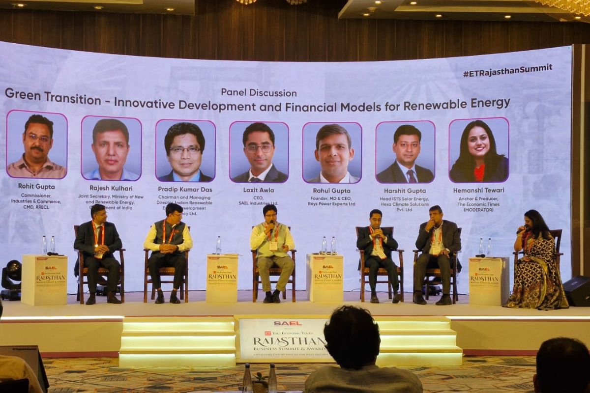 IREDA CMD calls for innovative financing models to accelerate renewable energy growth at Rajasthan summit