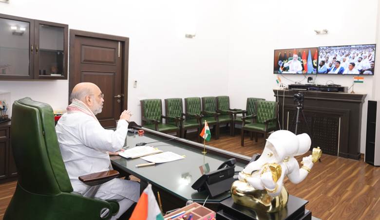 Union Home Minister Amit Shah inaugurates Sardar Dham girls hostel phase-2 in Ahmedabad