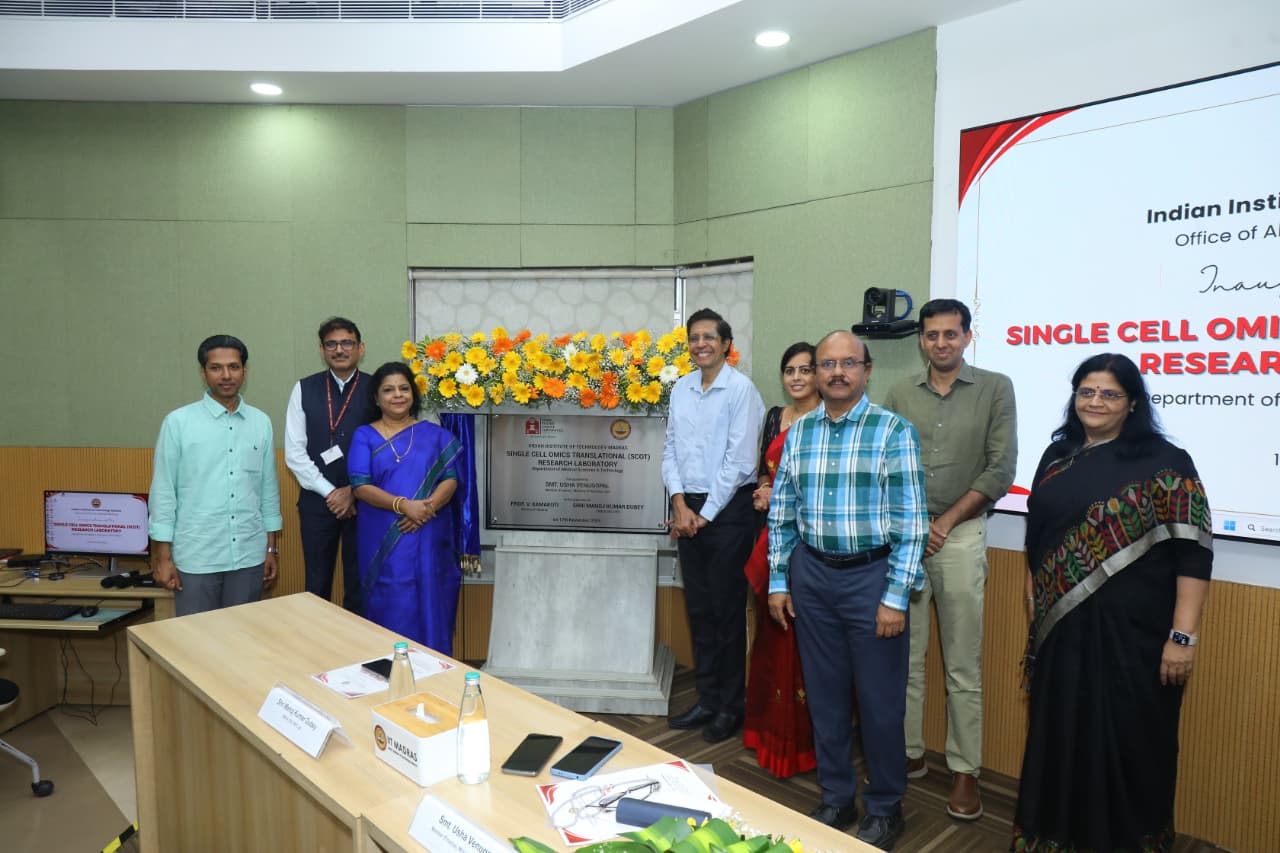 IIT Madras and IRFC open India’s first Single Cell Omics Translational Research Lab