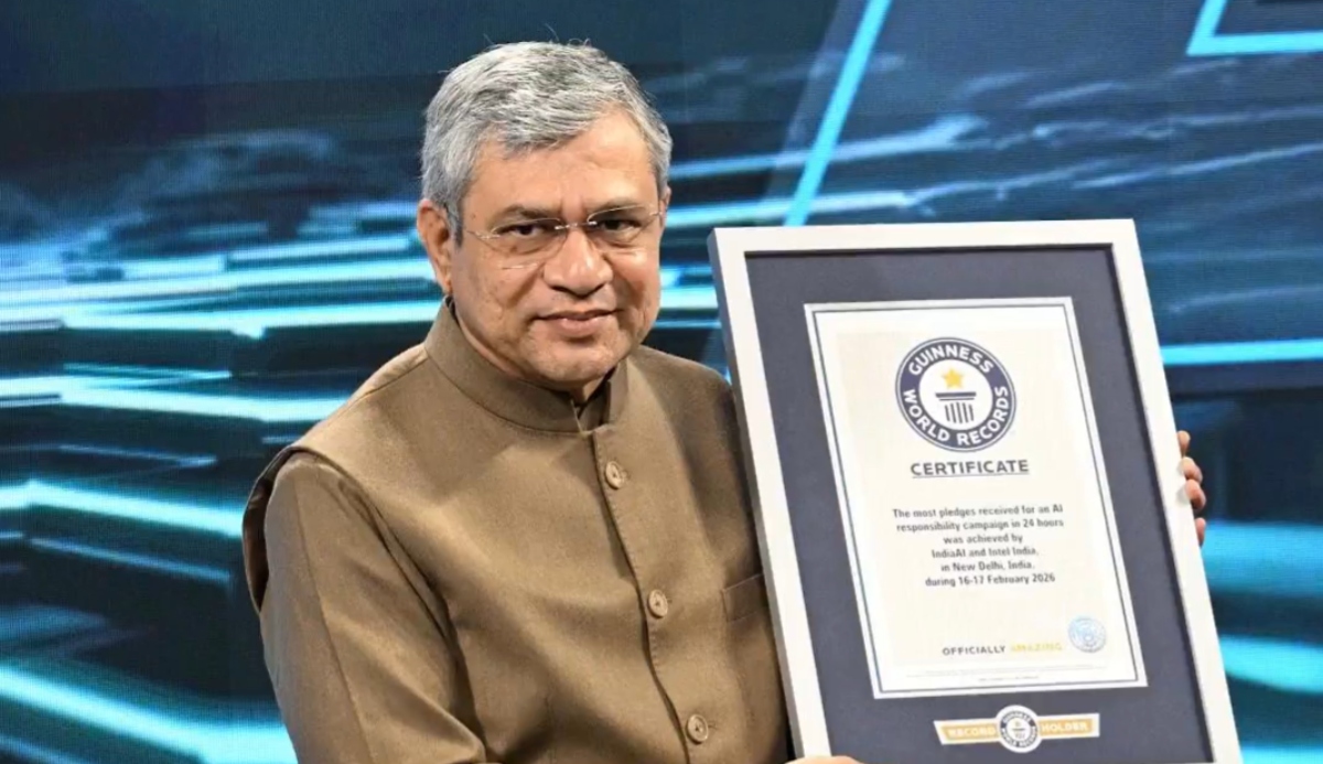 India breaks Guinness World record for AI responsibility pledges, over 2.5 lakh take the oath
