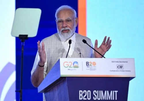 PM addresses B20 Summit India 2023