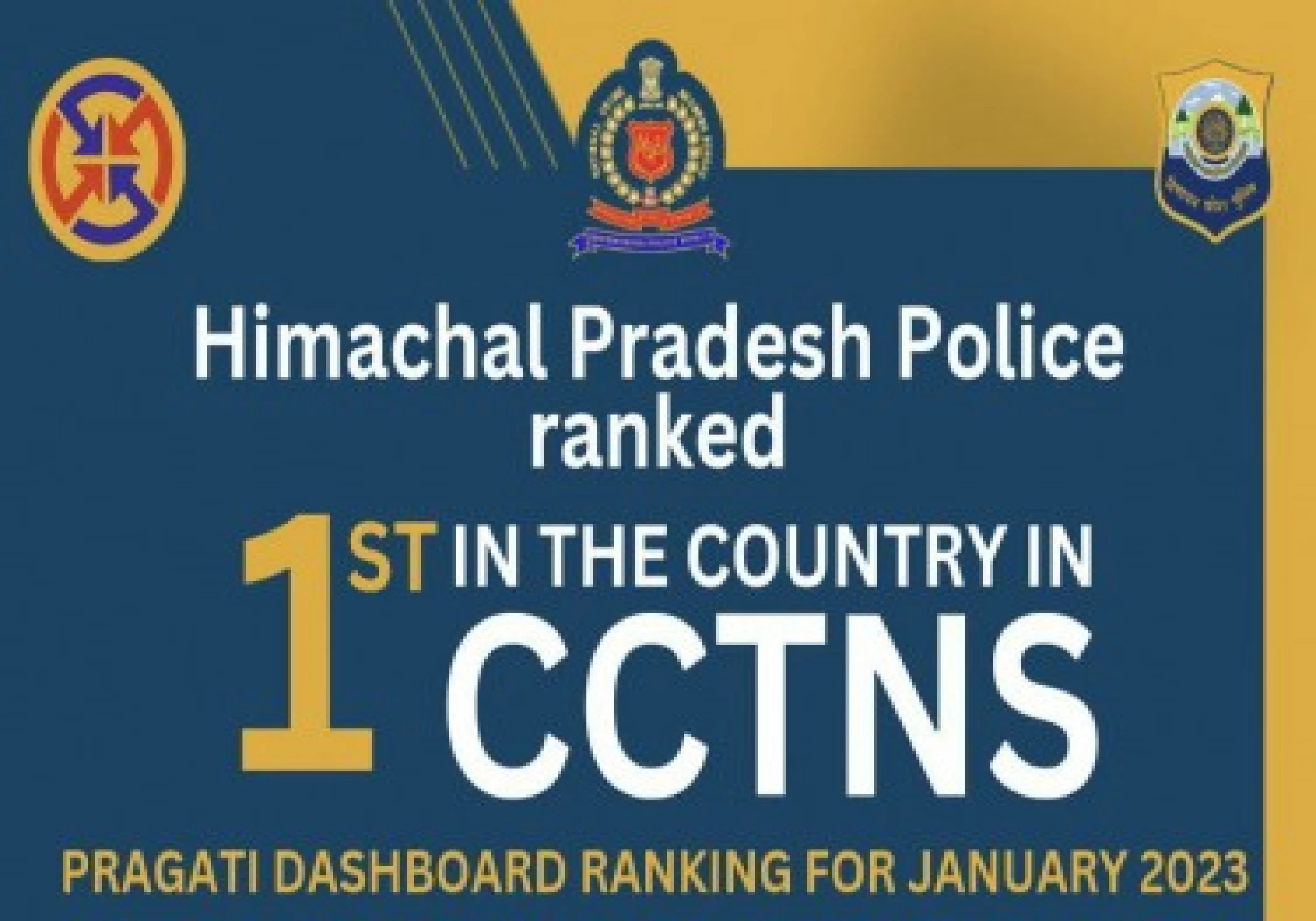 Himachal Pradesh tops all India CCTNS Pragati ranking