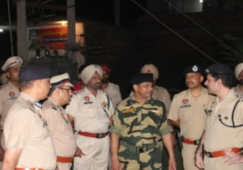 Punjab Police in joint operations with BSF conducts 10 hours long search in border districts