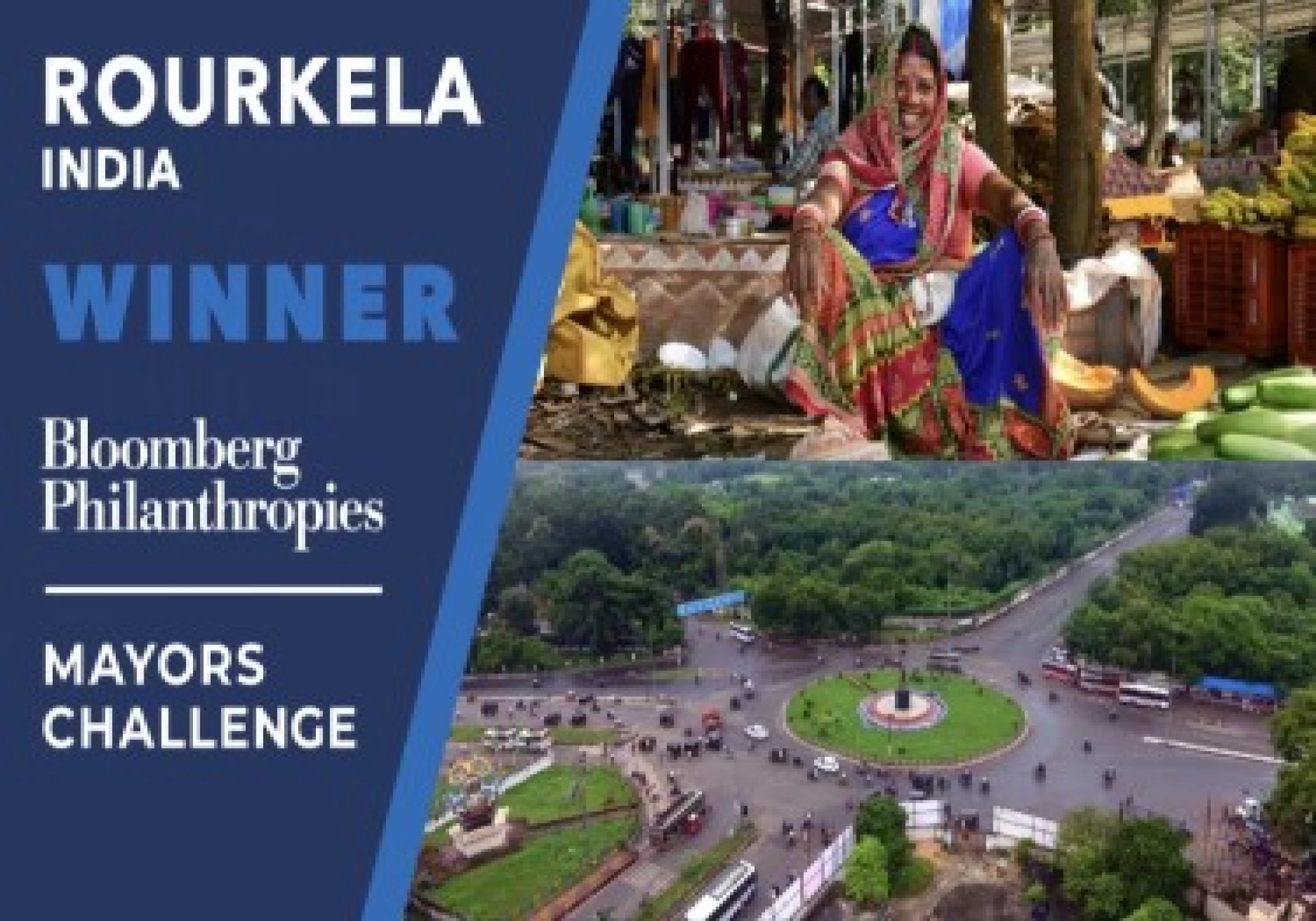 Rourkela wins one million USD in Bloomberg-2021 Global Mayors Challenge